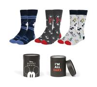 Disney Pack de 3 paires de chaussettes Mickey Multicolore 38-45 Mixte