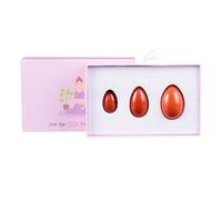 3 pcs Oeuf En Pierre De Jade Oeufs Yoni Oeufs Yoni Naturels pour Femmes Chakra Guérison Yoga Exercice Oeufs Pour Former Les Muscles Pelviens Kegel Exercice Cadeau De Soins De Santé pour les Femmes