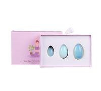 3 pcs Oeuf En Pierre De Jade Oeufs Yoni Oeufs Yoni Naturels pour Femmes Chakra Guérison Yoga Exercice Oeufs Pour Former Les Muscles Pelviens Kegel Exercice Cadeau De Soins De Santé pour les Femmes