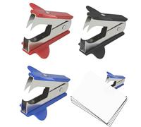 3 Pcs Ote Agrafe Bureau,Retrait Rapide Des Ongles,Compact Et Exquis,Adapté À Une Utilisation Quotidienne Au Bureau Et À La Maison (Rouge,Bleu,Noir)