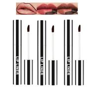 3 Pcs Peel Off Lip Liner Stain,Peel Off Crayon à lèvres,Crayon à lèvres détachable,Waterproof Matte Lip Gloss Liquid Lipstick Pigmented Lip Pencil