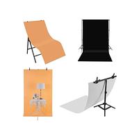 3 PCS Photographie Props Backdrops Fond PVC Papier Kits for Studio Light Tent Box 3 Couleur Backdrops Taille: 120cm X 60cm(73.5cm x 37.5cm)