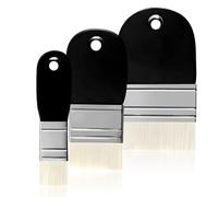 3 Pcs Pinceaux Plats Pinceaux Peinture Acrylique de Largeur 25mm 50mm 75mm