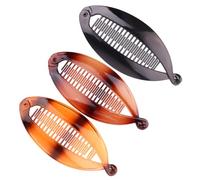 3 Pcs Pinces à Banane, Queue de Poisson Clip pour Femmes Classique, Banane Poisson Cheveux, Pinces à Cheveux pour Femmes A Coda Di Pesce, Pinces Queue de Poisson pour Boucles Grossières Rétro