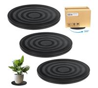 3 Pcs Plateau Tournant, 20 cm Plateau Tournant TV à 360 Degrés avec Roulements à Billes en Acier, Table Tournante Rond pour Moniteur TV, Ordinateurs Portables, Artisanat et Plantes