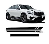 3 Pcs Porte Côté Bande Jupe Sticker Edition 1 Autocollant de Capot de Voiture, pour M = ercedes B = ENZ GLC Class X253 C253 Coupe GLC43 GLC63 AMG GLC300