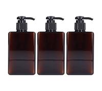 3 PCS Pump Bottle Dispenser, 280 ML Plastic High Capacity Refillable Empty Liquid Hand Soap Container Empty Lotion Pump Bottle For Liquid Soap Shampoo Body Wash