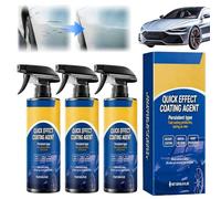 3 PCS Quick Effect Coating Agent- Spray De Revêtement 3 En 1, Advanced Car Quick-Acting Coating Agent Spray, Voiture Nano Coating Agent, Protection Haute Durée, Réparation & Brillance