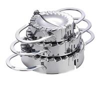 3 Pcs Ravioli Machine, Ravioli Maker et Moulle Ravioli Inox, Moule a Ravioli, un moule à pasta, un emporte-pièce à raviolis Dumpling Cutter