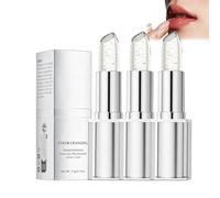 3 PCS Rouge à lèvres hydratant à couleur changeante, baume à lèvres hydratant et brillant activé par la température, rouge à lèvres hydra/tant longue tenue pour des lèvres roses (01#)