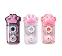 3 PCS Ruban Correcteur, Chat Ruban Correcteur, Mini Rubans Correcteurs Bande correctrice pour pattes de chat,Gommes et correcteursMini Compacte,Roller Correcteur pour l'Ecole et au Bureau