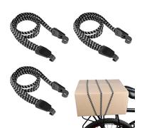 3 Pcs Sangles D'arrimage De Vélo Avec Crochets,Tendeurs Elastique Avec Crochets,Étendeur Sangle Bagage Réglables,Sangles D'arrimage De Vélo Réglables Pour Porte-Bagages,Pour Camping,Porte-Bagages,Moto