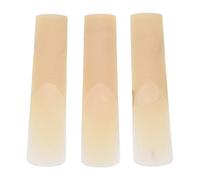3 Pcs Sax Reed Alto Saxophone Reed, Résine Sax Saxophone Anches Résine 2.5 (Couleur du bois)