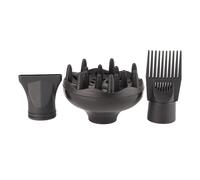 3 pcs sèche-cheveux sèche-cheveux Diffuseur Buzzle Ensemble de buse, coiffure en plastique Bulle PEP BOUR SEC SEC BUSUSE Fixation pour les cheveux bouclés et ondulés