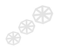 3 Pcs/Set Bunting Drapeau Cutters Décoration de Gâteau Outils Fondant Cutters DIY Outil pour Fête D'anniversaire