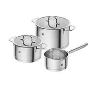 3-pcs Set de casseroles Argent
