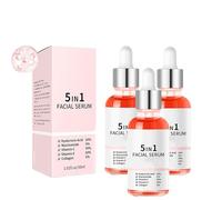 3 PCS Skin Vitamin Serum, 5 in 1 Anti Wrinkle Firming Serums, Full Face and Body, Wrinkle Lifting and Firming Essence, Nourishing and Hydrating, Reduce Fine Lines, Hyaluronic Acid