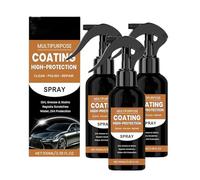 3 PCS Spray 3 En 1 Haute Protection pour Voiture, Spray De Réparation Et De Protection, Efface-Rayures, Polissage Rapide à La Cire Et Brillance Longue Durée