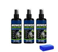 3 Pcs Spray nettoyant et dégraissant haute performance pour tondeuses à gazon, nettoyant multi-surfaces pour outils de garage et tondeuses à gazon，100 ML