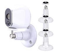 3 PCS Support Caméra Extérieur, Support Appareil Photo Réglable, Compatible avec Ring Indoor Cam/Ring Stick Up/Arlo Pro/Arlo Ultra, Supports de Caméra Réglable à 360°