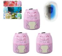 3 Pcs Toilet Cleaner, Toilet Deodorizer Wonder, 2025 Upgraded Magic Toilets Cleaning Bottle, Bathroom Toilets Bowl Cleaners Tank (Pink)
