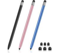 3 Pcs Touch Screen Pens, High Sensitivity Capacitive Stylus Pen, 2 in 1 Capacitive Touch Stylus Pen Compatible with Smartphones, Tablets and Other Touch Screens