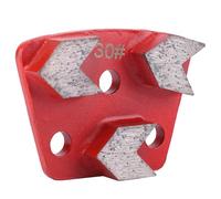 3 PCS Trapezoidal Floor Grinding Disc Effectif de Mise à Niveau du Sol 30 GRIT Metal Scraper pour les Projets de Rénovation Domestique