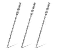 3 PcsForet Beton SDS, Coffret Foret SDS Plus Foret à BétonForet Transversal à Quatre Arêtes pour Meche Beton Pierre Naturelle, Marteau Perforateur Professionnel(6 x 210 mm)