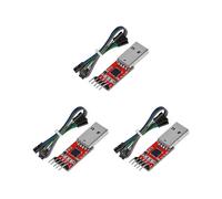 3 Peças CP2102 USB 2.0 para TTL 5-Pin Serial Adapter Converter Module UART STC 3.3V e 5V