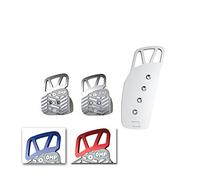 3 Pedales Set Anodizado Aluminio Azul