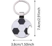 3 Pendentifs Porte-Clés De Football, Tire-Bouchon De Football Créatif, Porte-Clés De Voiture Portable, Cadeaux De La Coupe du Monde De Football.