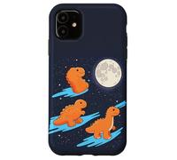 3 pépites de Poulet Hurlant à la Lune drôle Bizarre maudit Coque pour iPhone 11