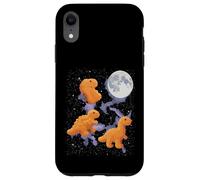 3 pépites de Poulet Hurlant à la Lune drôle Bizarre maudit Coque pour iPhone XR