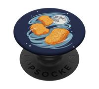 3 pépites de Poulet Hurlant à la Lune drôle Bizarre maudit PopSockets PopGrip Adhésif