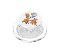 3 pépites de Poulet Hurlant à la Lune drôle Bizarre maudit PopSockets PopGrip pour MagSafe