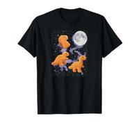 3 pépites de Poulet Hurlant à la Lune drôle Bizarre maudit T-Shirt