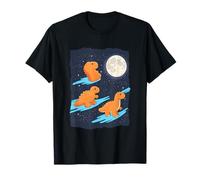 3 pépites de Poulet Hurlant à la Lune drôle Bizarre maudit T-Shirt