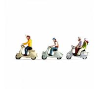 3 personnages en scooter -N-1/160-NOCH 36910