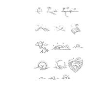3 Petits Autocollants De Tatouage Avec Image, Imperméables Et Durables, Simulation De Plantes À Base De Plantes Qui Ne Peuvent Pas Être Lavées