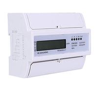 3 Phase KWh Meter 230/400V 5-100A Energy Consumption Digital Electric Power Meter with LCD,Electric Power Meter, Industrial Equipment for Sub?Meter Systems (9999999.1KWh)