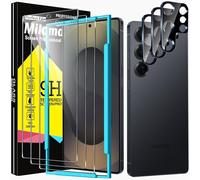 3 Pi¿¿ces Protection Verre Tremp¿¿ pour Samsung Galaxy S25 Ultra avec 3 Pi¿¿ces Cam¿¿ra Arri¿¿re Protection Accessoire, Ultra R¿¿sistant Film Protection ¿¿cran, Sans Bulles, Duret¿¿ 9H Glass