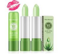 3 Pièce Aloe Vera Baume A Levre Teinté Réparateur Rouge A Levre Magique Hydratant Glosse Longue Tenue Brillant À Lèvres Couleur Changeante Pour Femme Filles Lèvres Soins Beauté Cosmétique