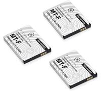 3-Piece Battery Compatible with AVM Fritz!Fon C5/C4/M2/Fritzfon, Battery Replacement for AVM Fritz Fon 312BAT006,312BAT016 (750mAh Li-Ion)