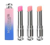 3 Pièce Baume à Lèvres à Changement de Couleur, Rouge à Lèvres de Température Magique Longue Durée, Brillant à Lèvres Longue Tenue Couleur Changeante Cadeau pour Femme Filles