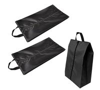 3 Pièce Chargement Sac à Chaussures, Sacs de Chaussures étanches de Grande capacité, Accessoires de Voyage portatifs, Sacs de Rangement Zip, Idéal pour Une Utilisation Quotidienne, randonnée (Noir)