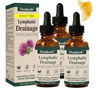 3 Pièce Drainant Lymphatique Goutte 59ML Drainage Lymphatique Corps Complet Mélanges à Base de Plantes Naturelles pour Femmes et Hommes
