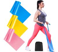 3-Piece Elastic Band,2 M Elastic Band,Elastic Sports Band With 3 Levels Of Resistance,Ideal Elastic Band For Yoga,Pilates
