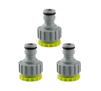 3 Pièce Raccord Tuyau D'Arrosage,Jardin Arrosage Robinet De Embout Adaptateur,Cuisine Hose Eau Nez Rapide Adapter 1/2 et 3/4 2-en-1 Raccords,Car Camping D'Eau Robinets Connector Adaptor pour Gardena