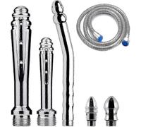3-piece shower kit with long hose for enema