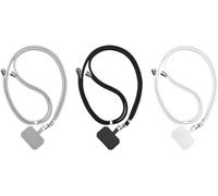 3 Piece Universal Phone Neck Strap,Shoulder Strap And Neck Strap With Patches,Adjustable Anti-Lost Cord For Most Smartphones,Polyester